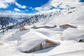 Trees covered by fresh snow in Austria Alps Royalty Free Stock Photo