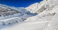 Trees covered by fresh snow in Tyrolian Alps - Zillertal arena, A