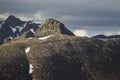 Trees flattened by eruption Mount St. Helens National Volcanic Monument, Washington State,USA Royalty Free Stock Photo