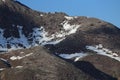 Trees flattened by eruption Mount St. Helens National Volcanic Monument, Washington State,USA Royalty Free Stock Photo