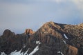 Trees flattened by eruption Mount St. Helens National Volcanic Monument, Washington State,USA Royalty Free Stock Photo