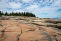 Schoodic Point in Acadia National Park in Maine Royalty Free Stock Photo