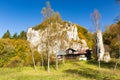 Trees and hills in autumn colors /  landscape, Poland Royalty Free Stock Photo