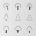 Trees icons