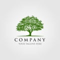 Trees logo illustration design