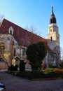 Side of Blessed Vigin Mary Church in Boleslawiec