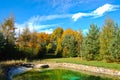 Trees by the pond, Czech Republic, Autumn