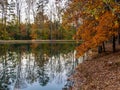 C. G. Hill Memorial Park Reflections Royalty Free Stock Photo