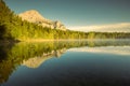 Trees Reflecting in Wedge Pond Royalty Free Stock Photo