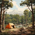 Golden Age Illustrations Of Australian Landscapes: A Photorealist Adventure In Grisaille
