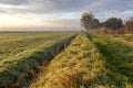 Sunrise over the Tuscan countryside Royalty Free Stock Photo