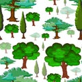 Trees Seamless Tile