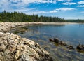 View of Schoodic Peninsula in Maine Royalty Free Stock Photo