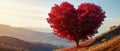 Treeshaped Heart, Ideal For Valentines Day Backdrop Heartshaped Tree On Valentines Day Backdrop Royalty Free Stock Photo