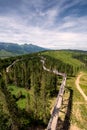 The treetop walk Bachledka in High Tatra mountains