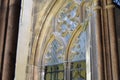 Trefoil and Quatrefoil Designs on Cathedral Window