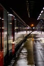 train station snow Royalty Free Stock Photo