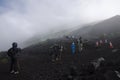 Trek on Mt. Fuji, Japan