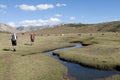 Trekkers on the GR20 - Corsica