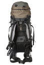 Trekking backpack isolated