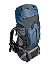 Trekking backpack isolated