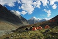 Trekking camp Royalty Free Stock Photo