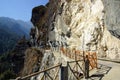 Trekking in Cangshan mountains, Dali, Yunnan province, China Royalty Free Stock Photo