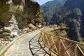 Trekking in Cangshan mountains, Dali, Yunnan province, China Royalty Free Stock Photo