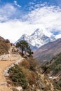 Trekking Everest Base Camp. Nepal Royalty Free Stock Photo