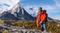 Climber Mountains, Trekking Himalayas