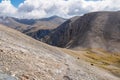 Trekking on mystical hiking trail leading to Mount Olympus (Mytikas, Skala, Stefani) in Mt Olympus National Park, Thessaly,Greece