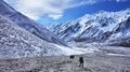 Trekking in Nepal, Langtang valley Royalty Free Stock Photo