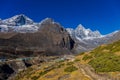 Trekking path in Hiamlayas Royalty Free Stock Photo