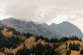 Trekking path leading along the Hurricane Ridge hiking trail in Olympic National park Royalty Free Stock Photo