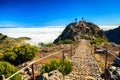 Trekking path at the Pico Ruivo