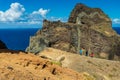 Trekking path at Ponta de Sao Lourenco, Madeira