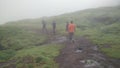 Trekking path of salher hill near nashik,Maharashtra, india