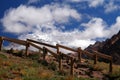 Trekking path to Aconcagua Royalty Free Stock Photo