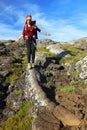 Trekking on Pico Volcano Royalty Free Stock Photo