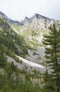 Trekking in the Rugova Valley, part of Kosovo's Accursed Mountains Royalty Free Stock Photo