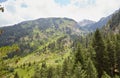 Trekking in the Rugova Valley, part of Kosovo's Accursed Mountains Royalty Free Stock Photo