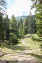 Trekking in the Rugova Valley, part of Kosovo's Accursed Mountains Royalty Free Stock Photo