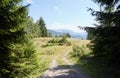 Trekking in the Rugova Valley, part of Kosovo's Accursed Mountains Royalty Free Stock Photo