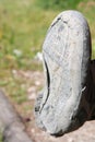 Trekking shoe broken after intensive use Royalty Free Stock Photo