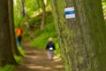 Trekking sign Royalty Free Stock Photo