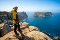 Trekking in Tasman Peninsula, Tasmania, Australia