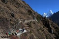 Trekking to Everest Base camp, Nepal