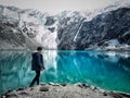 A trekking to Laguna 69, in Huaraz, Peru