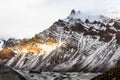 Trekking to Mount Aconcagua. Royalty Free Stock Photo