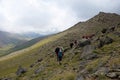 Trekking to Mount Sabalan Volcano , Iran